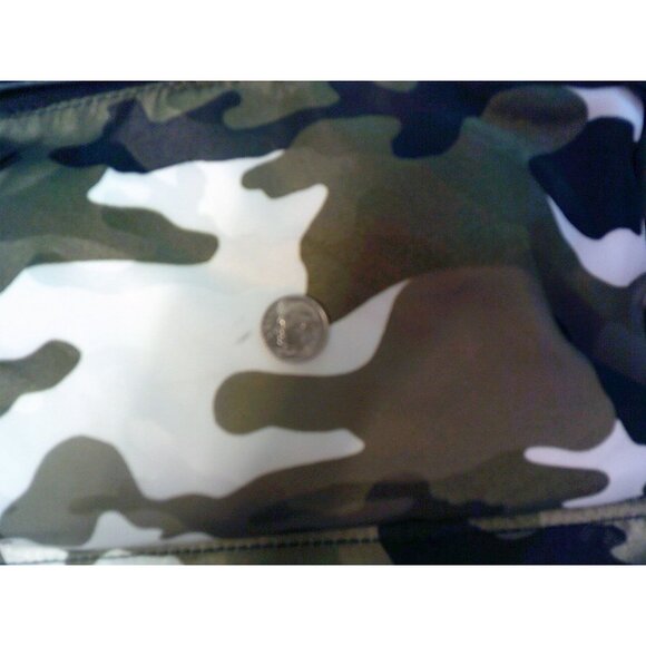 Authentic Michael Kors Backpack army camo laptop school work travel bag style - Picture 11 of 16